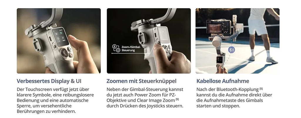 DJI RS 4 Mini Smart Sensitive Tracking Works With Cameras Smartphones Quick Vertical Change Ready In 1S Handheld Gimbal Camera