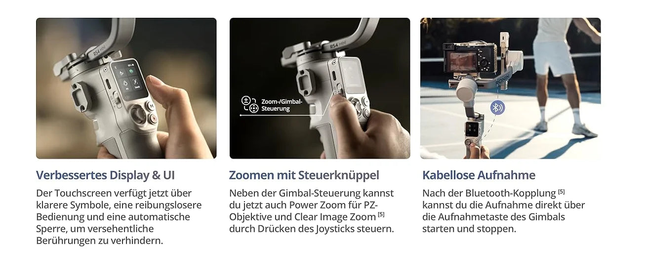 DJI RS 4 Mini Smart Sensitive Tracking Works With Cameras Smartphones Quick Vertical Change Ready In 1S Handheld Gimbal Camera