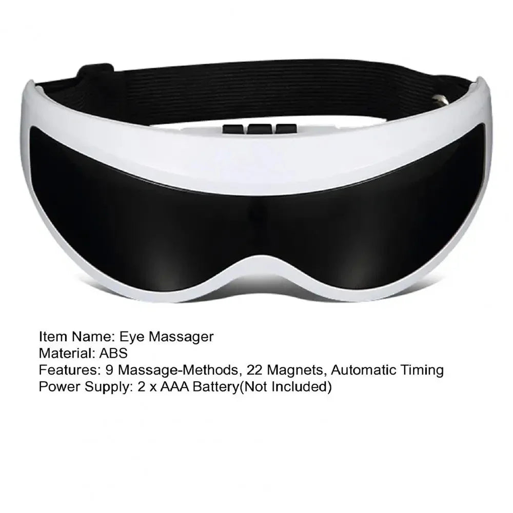 Electric Eye Massager Mask Migraine Eyes Vision Improvement Forehead Eye Care Glasses Massage Wireless Vibration Health Care