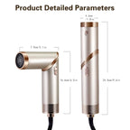 5 in 1 Handle Foldable Hair Dryer Portable Multifunctional Home Hair Dryer Negative Ion Hair Care Curling Iron Personal Styling