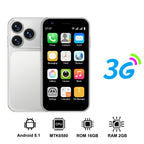 SERVO 18SE MINI Android Smartphone 3G WCDMA Dual SIM Card 2GB+16GB Play Store Face Unlock GPS WiFi Hotspot 3.0" Small Cellphone