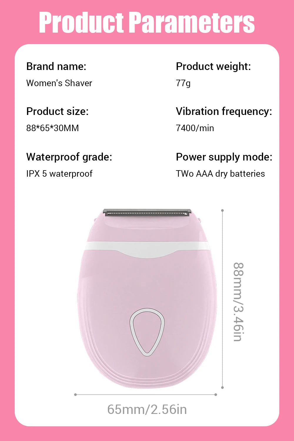 Hair Removal Machine Trimmer For Electric Shaver Bikini Private Parts Armpit Whole Body Shaving Depilation Women Beauty Care