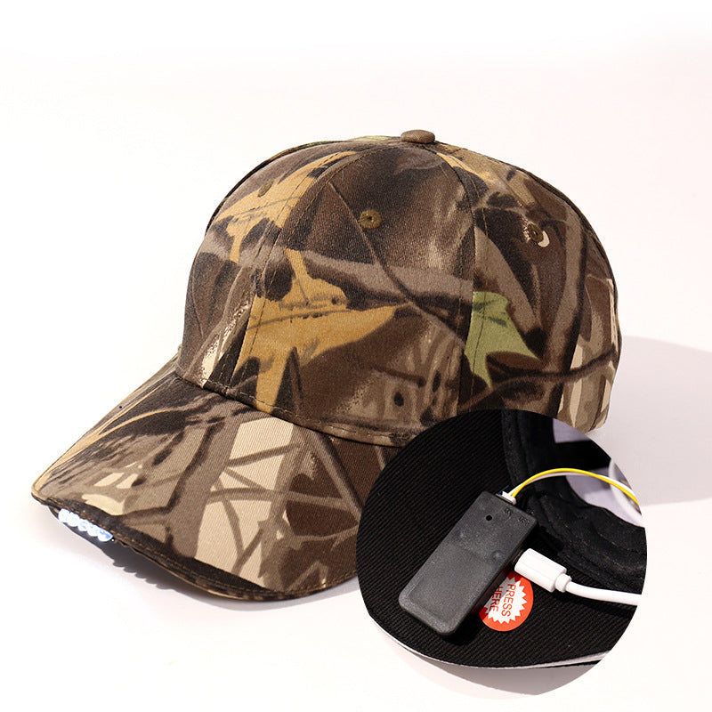 Unisex Led Baseball Cap With Led Light Adjustable Baseball Hat Headlight Flashlight For Hunting Fishing Camping Hiking Joggings