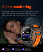 2025New GPS Smart Watch For Xiaomi IOS Military Compass Flashlight Smartwatch Men 10ATM Waterproof 100+Sport Modes BT Call Watch