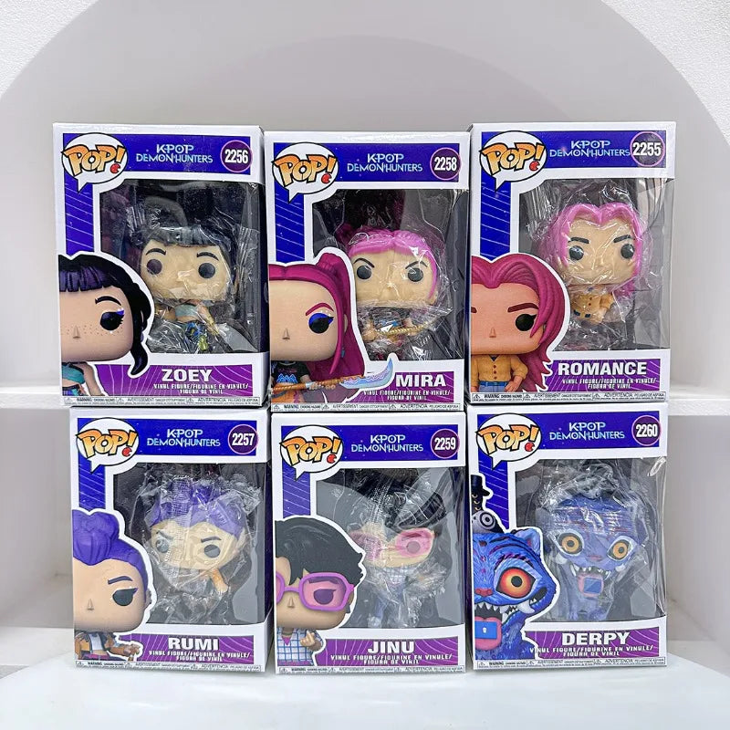 Funko POP KPOP Witch Hunter Group Trendy Handheld Office Peripheral Game Cartoon Model Toy Ornaments Boy Birthday Gift