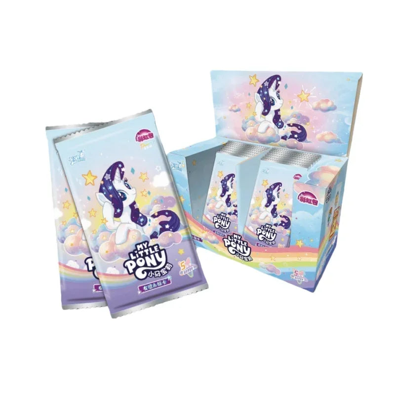 KAYOU Genuine New My Little Pony Friendship Eternal Star Bag 2 Rhythm Moon AR Gilded Decoration OR Collection Card Gift