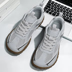 Unisex Wide Width Hiking Shoes Breathable Mesh Outdoor Trekking Sneakers Anti Slip Rubber Sole Walking Trainers Summer Autumn