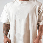 LYFT 100% Cotton Men's Gym T-Shirt Loose Fit Short Sleeve Sport Fitness Running Workout Training Shirt in Sizes M to XXXL
