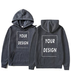 Your Own Design Brand Logo/Picture Personalized Custom Anywhere Men Women DIY Hoodies Sweatshirt Casual Hoody Fashion New