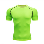 Men Compression Running T-shirt Fitness Tight Long Sleeve Sport Shirts Training Jogging Tops Gym Sportswear Dry Fit Rashgard