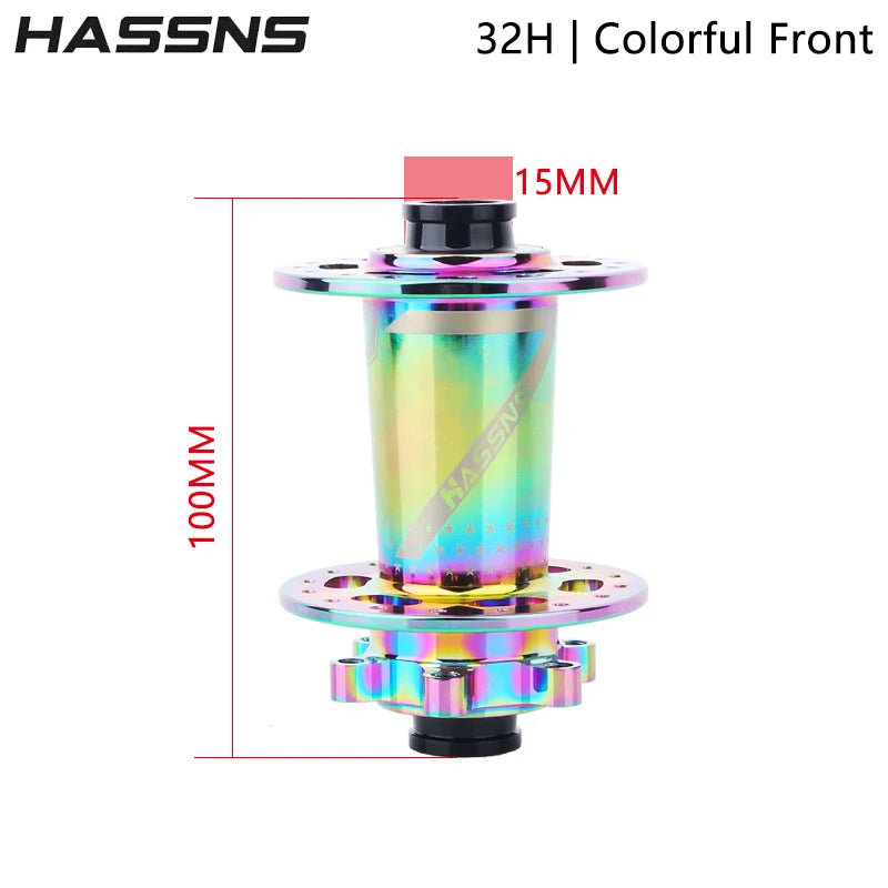HASSNS Noisy Cube Pro 7 Freehub MTB Rear Hub 32 Holes Dirt Jump Bike Hub Changes Bicycle Cube 15*100/10*135MM Cycling Bushings