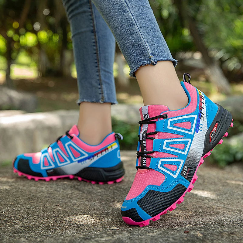 Women's Hiking Shoes Waterproof Outdoor Sports Shoes Women's Walking Travel Sports Shoes Bicycle Sports Shoes Running Shoes Secondary image