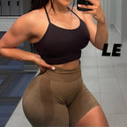 Contour Seamless Shorts for Women Yoga Shorts Push Up Booty Workout Gym Shorts Fitness High Waist Sports Short Women Clothing