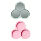 Cavity Air Fryer Egg Mold Silicone Mold for Air Fryer Round Shape Cupcake Nonstick Silicone Muffin Hamburger Pan DIY Cooking