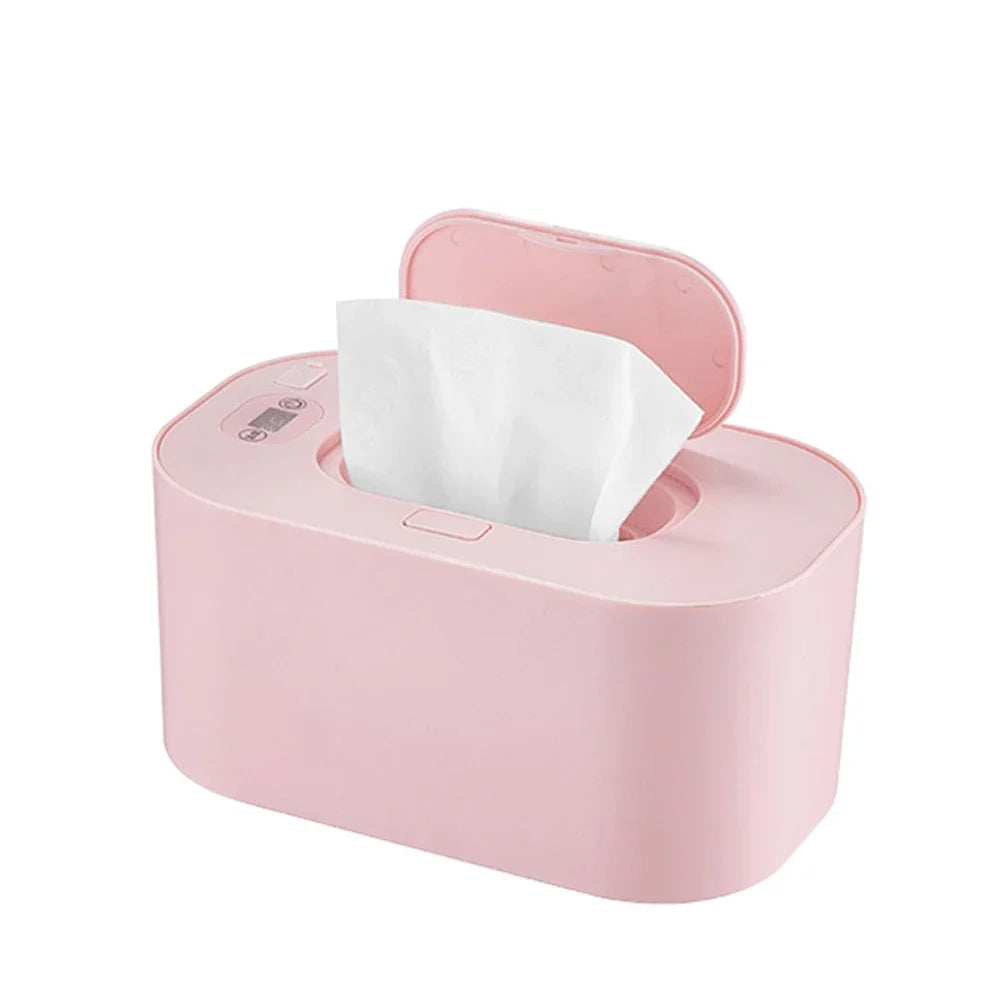 Mini Baby Wet Wipe Warmer Heater Portable Heating Box Home Car Use Towel Dispenser for Napkin & Disinfecting Wipes