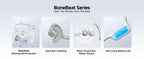 DOOGEE BoneBeat Run Bone Conduction Headphones Open-Ear Wireless Sports Earphone 10 Hours Battery Life for Running, Cycling