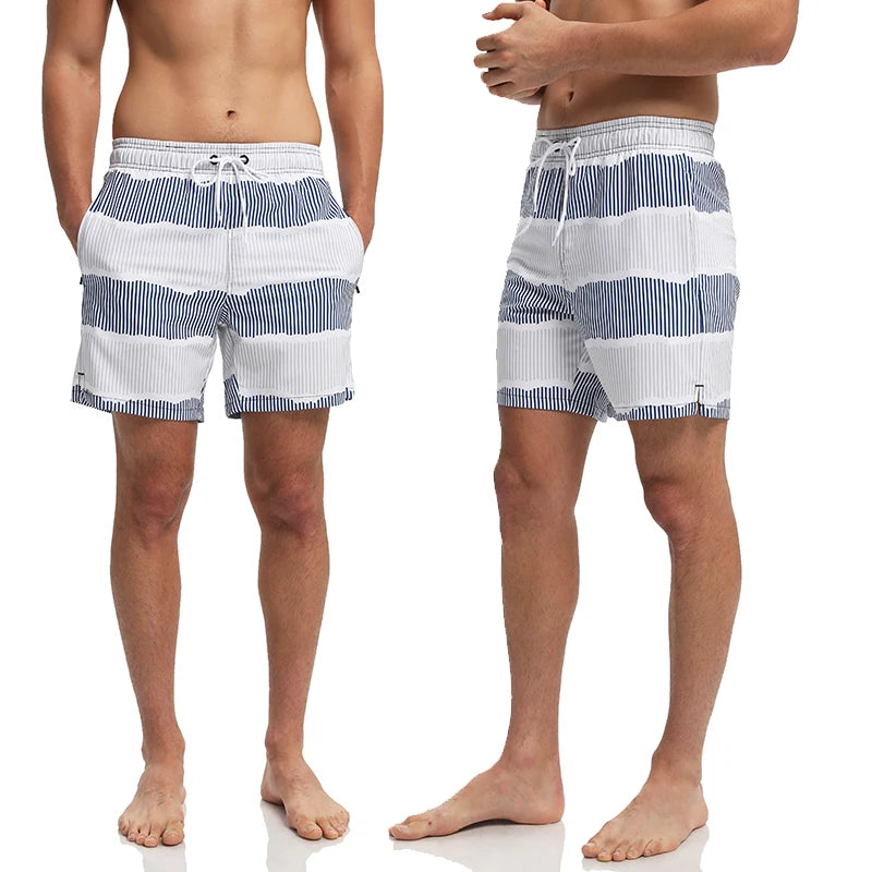 ESCATCH Summer 2026 New Fashion Polyester Swimming Shorts Men Gym Board Quickly Dry Elastic Waist Traje De Baño Beach Pants