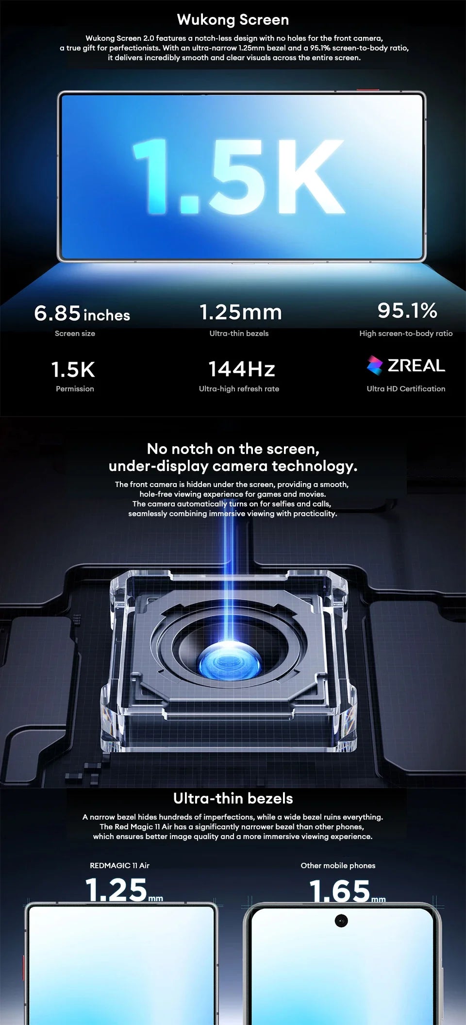 REDMAGIC 11 Air is equipped with a processor 8 Elite and RedCore R4, with a battery high capacity of 7,000 mAh, takes e