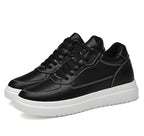 High Quality Men Sneakers Elevator Shoes for Men Fashion Casual Shoes Comfortable Leather Sports Shoes height increase 6/8/10cm