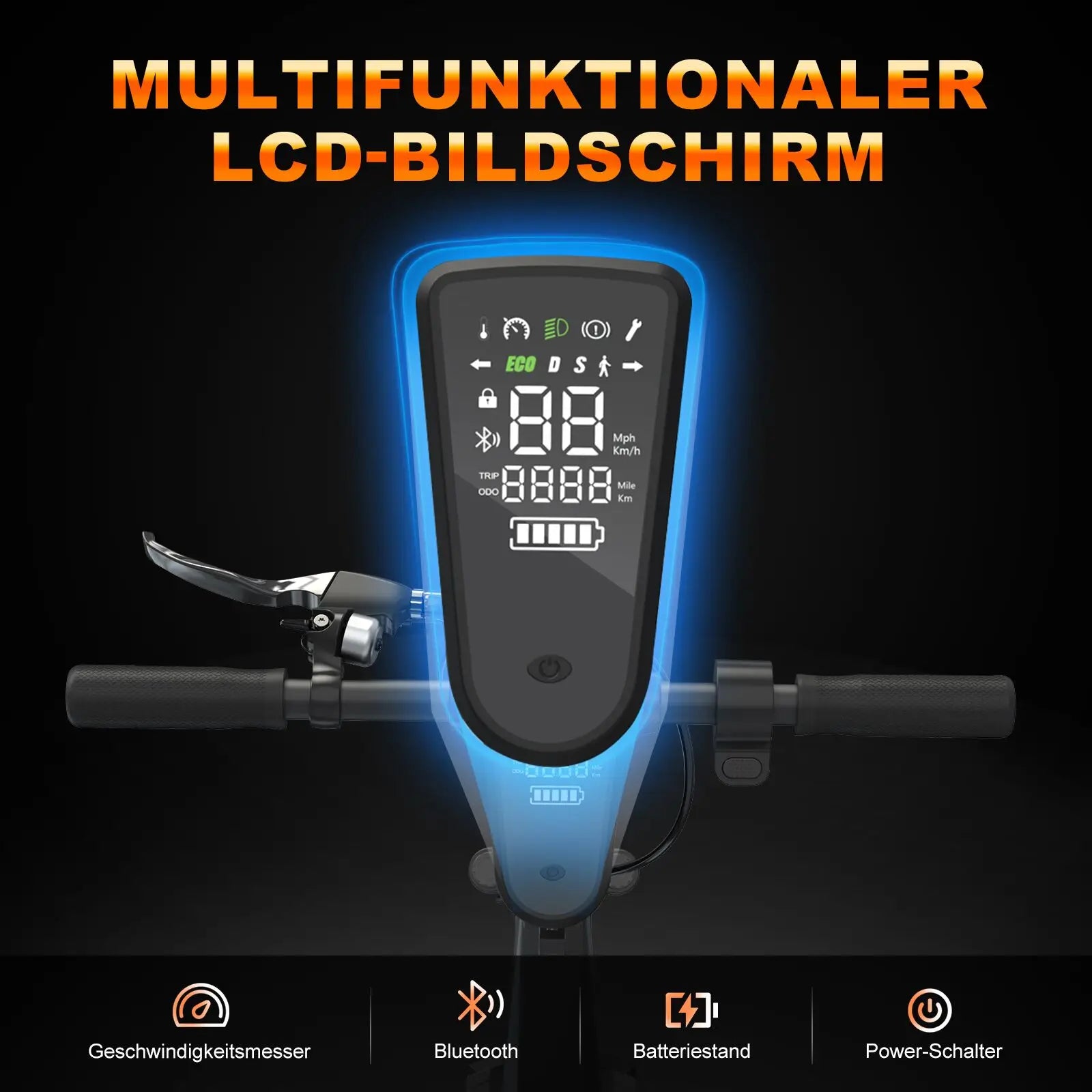 RCB EV10Z Electric Scooter With ABE Road Approval 350W Motor 36V11.4Ah Battery 35-40km Range 10 Inch Wheel Foldable 120KG Max Load For Urban Commute
