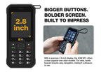 AGM M11 4G Rugged Phone IP68 Waterproof 4000mAh Removable Battery Wi-Fi Hotspot Reverse Charging FM Radio for Outdoor