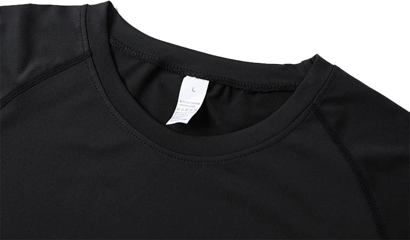 Skull Print Compression Shirts for Men Gym Workout Running Tshirts Sporty Athletic Quick Dry Tees Tops Short Sleeve Rash Guard