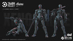 SHEIK MAINLAND 3MIN PROJECT A 3.75inch Super Movable Humanoid Body Strong Attack Alien Figure Assembly Model Toy Collection Gift