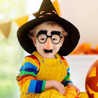 Big Nose Glasses with Eyebrows Mustache Silly Funny Photo Props Halloween Party Eyeglasses Novelty Prank for Birthday Parties