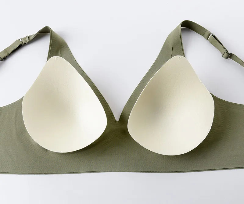 Sexy Seamless Bra Wire Free Brassiere Adjustable Wireless Bras Women Underwear Female Push Up Padded Bralette Lingerie Intimates