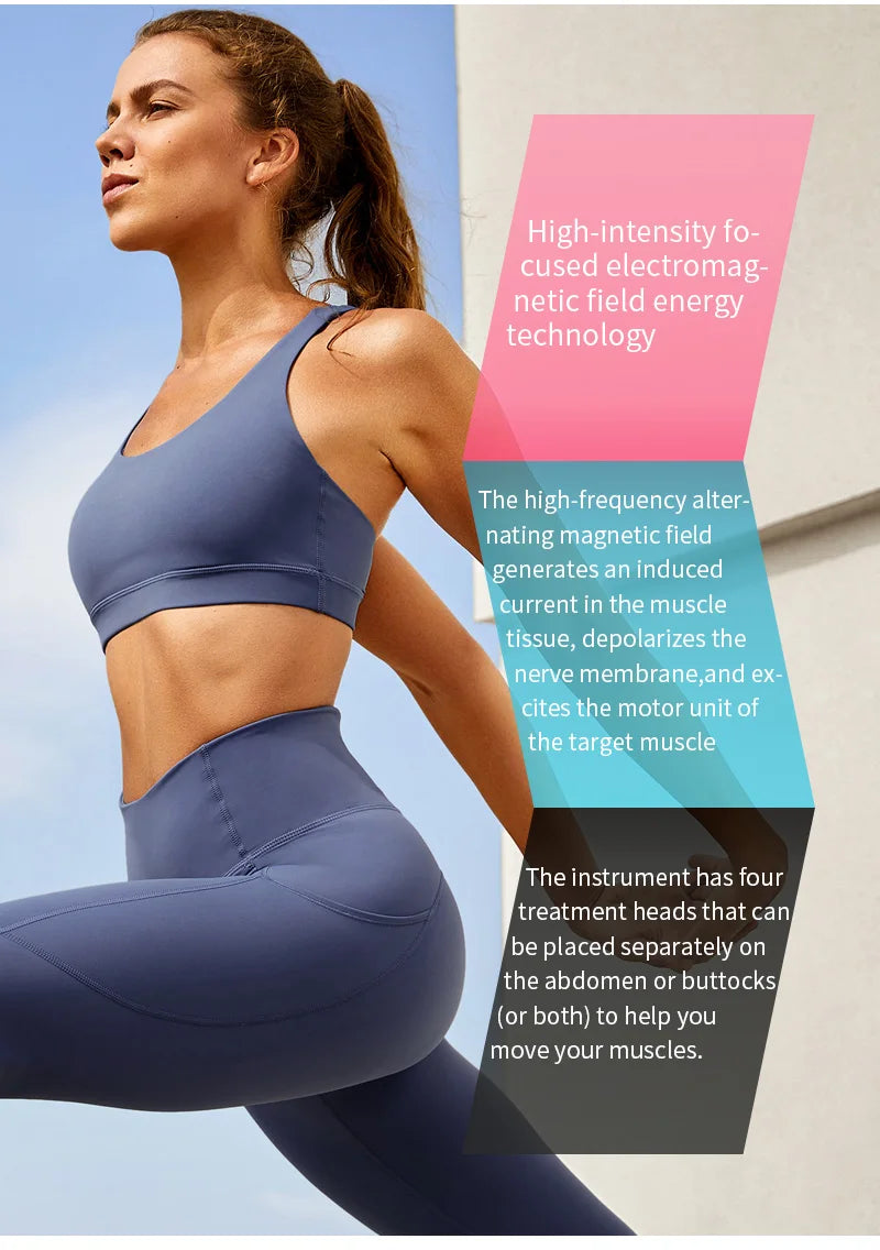 EMSZERO 6500W 200HZ Electromagnetic Lifter Muscle Stimulator Weight Loss Body Sculpting Massage Equipment