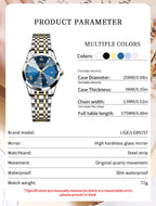 LIGE Elegant Ultrathin Nordic Simple Style Quartz Movement Women's Wristwatch Fashion Stainless Steel Bracelet Belt Woman Watch