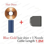 SenCiciMen Professinal Hair Dryer Negative Ion Blow Dryer Quick Dry Leafless Hairdryer Salon Home Constant Temperature Hair Care
