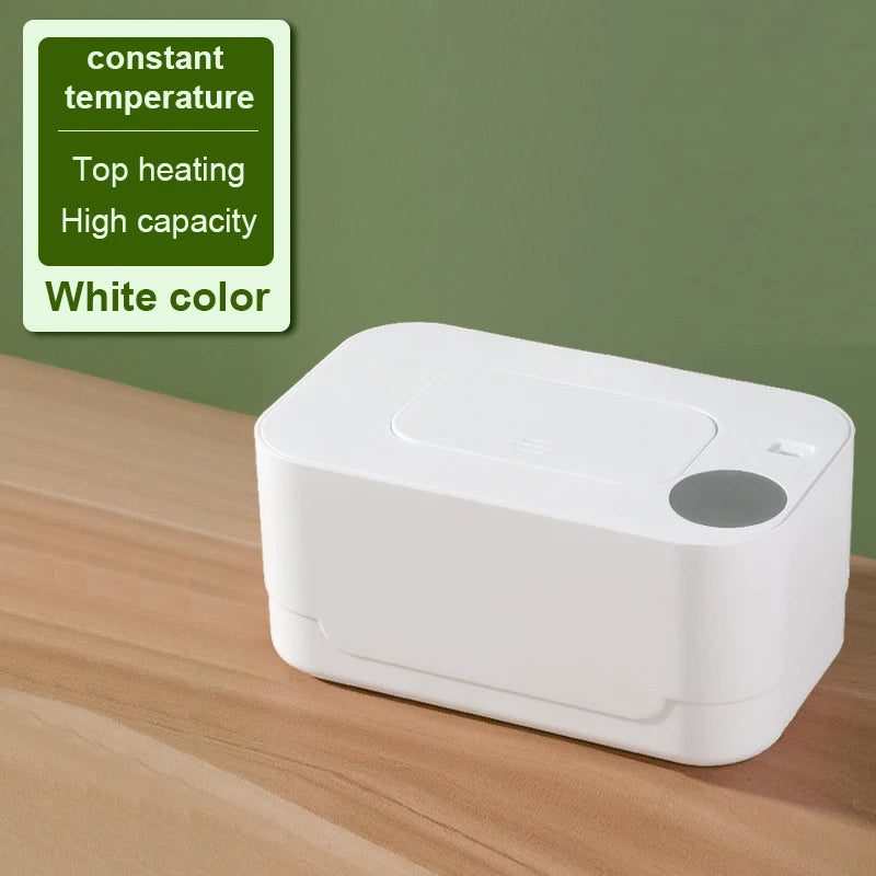 Baby Wipes Heater Wet Towel Dispenser Thermostat Warmer Tissue Paper Case Napkin Electric Heating Insulation Storage Box Holder