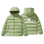 Kelme Children's Warm Cotton Jacket Winter Football Training Cotton Jacket Student Sports Down Jacket Coat