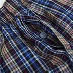 High Quality Brand 4-Pack Men's Boxer Shorts Woven Cotton 100% Classic Plaid Combed Male Underpant Loose Breathable Oversize