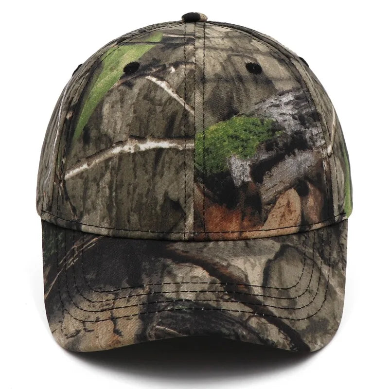 Custom Print Embroidery Outdoor Jungle Fishing Baseball Hat Cap Man Camouflage Hunting Hats Cotton Casquette Trucker Dad Caps