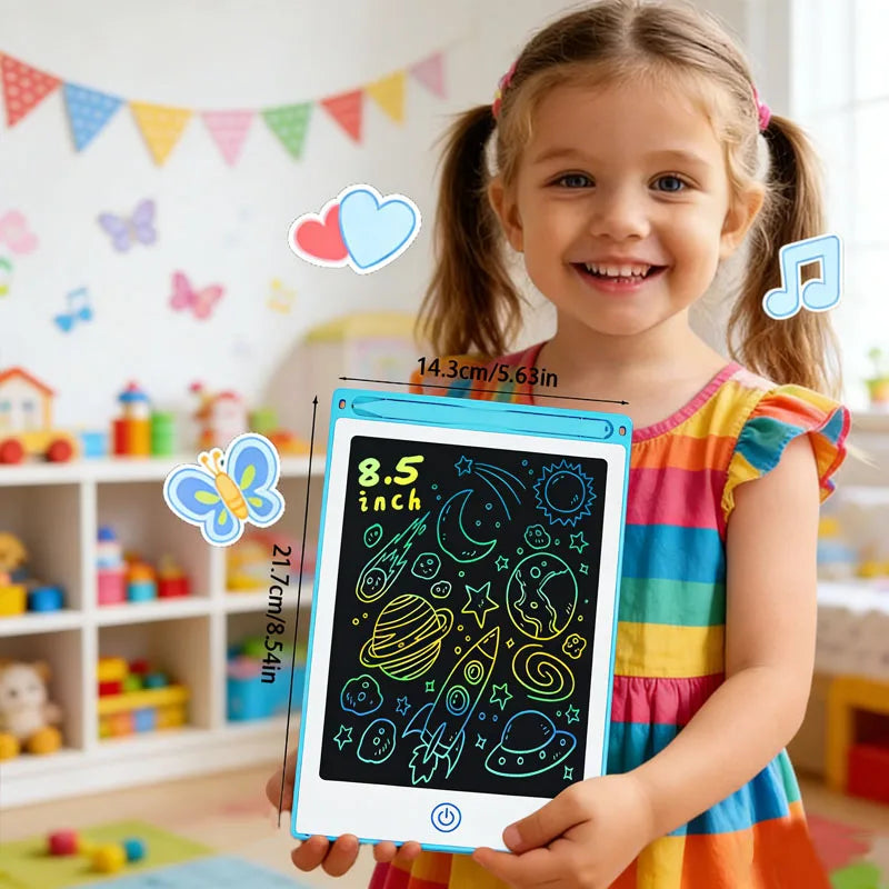 8.5/10/12inch LCD writing board drawing tablet Doodle Blackboard kids counting learning toys  birthday gift travel activity game