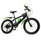 20 Inch 7 Speeds Mountain Bike Adjustable Children's Bicycle with Storage Bag and Compass Bell Braking System Bike