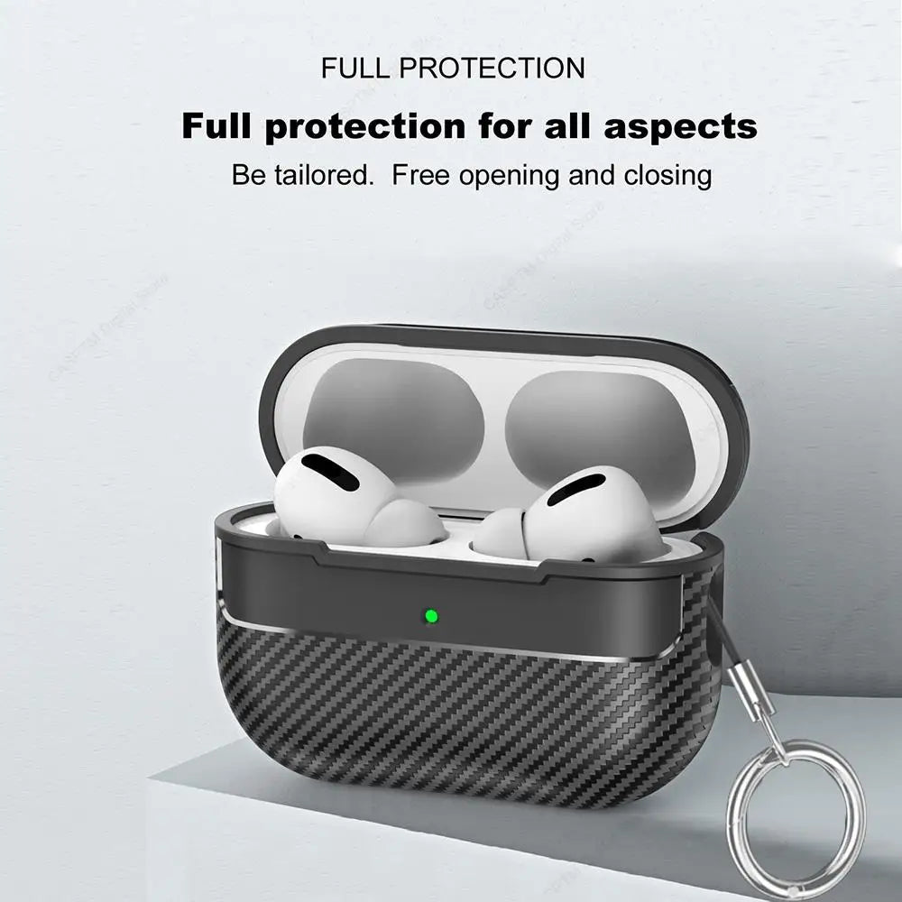 Carbon Fiber Case For AirPods Pro 2023 Wireless Earphone Case For AirPods Pro 2 3 1 Protective Cover For Air Pods Pro 2nd 3rd