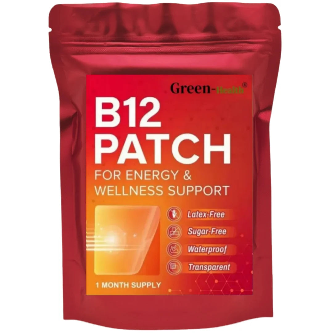Daily B12 Patch Transdermal Self-Adhesive Natural Blend 30 Count for 1 Month Supply of Vitamin B12 Patches Main image
