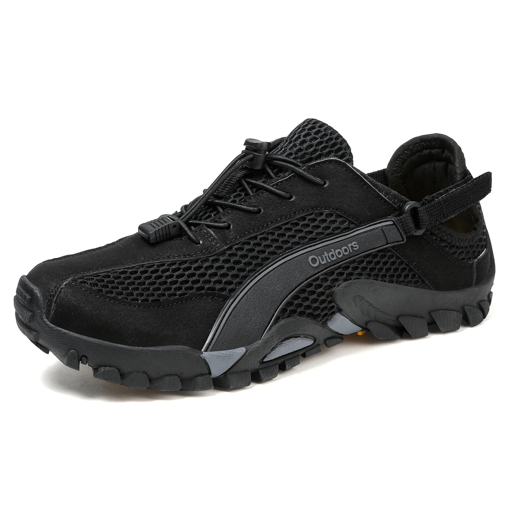 FANCYLEE Women's Hiking Shoes Breathable Mesh Trekking Sneakers Outdoor Lightweight Anti-Slip Mountain Climbing Shoes EU 36-42