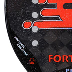OPTUM FORTRESS 18K Carbon Fiber Rough Surface 14 Holes Beach Tennis Racket With Cover Bag