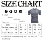 Men Compression Running T-shirt Fitness Tight Long Sleeve Sport Shirts Training Jogging Tops Gym Sportswear Dry Fit Rashgard