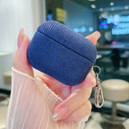 Winter Matte Corduroy Fabric Hook Earphone Case For Apple Airpods 1 2 3 4 Pro 3 2 Wireless Bluetooth Earphone Anti Scratch Cover