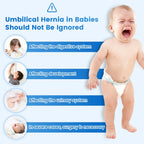 VELPEAU Baby Belly Hernia Belt with 3 Compression Pads, Umbilical Hernia Band Belly Button Abdominal Binder for Infant Newborn
