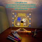 Attached With 7 Colorful Pens Light Up Acrylic Message Board Rewritable DIY Children's Glowing Drawing Board Message Lamp 2026