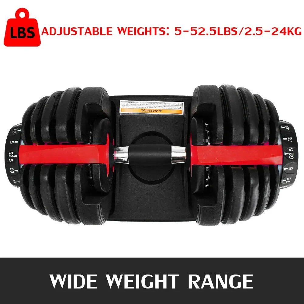 SIHAO Adjustable 52.5lbs Dumbbell Fitness Equipment Training Arm Muscles Dumbbell Free Shipping Adjustable Bumbbell Main image