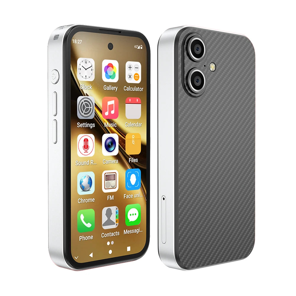 UNIWA Q333 4G Full Bands MINI Smartphone Android 3GB+64GB Mobile Phone 2000mAh Face ID WhatsApp GPS Small Phone Support TF Card