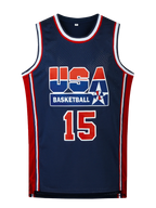 Men's Embroidered #9 Basketball Jersey Breathable Sportswear Sleeveless Training Uniform Team Vest New Design Tops