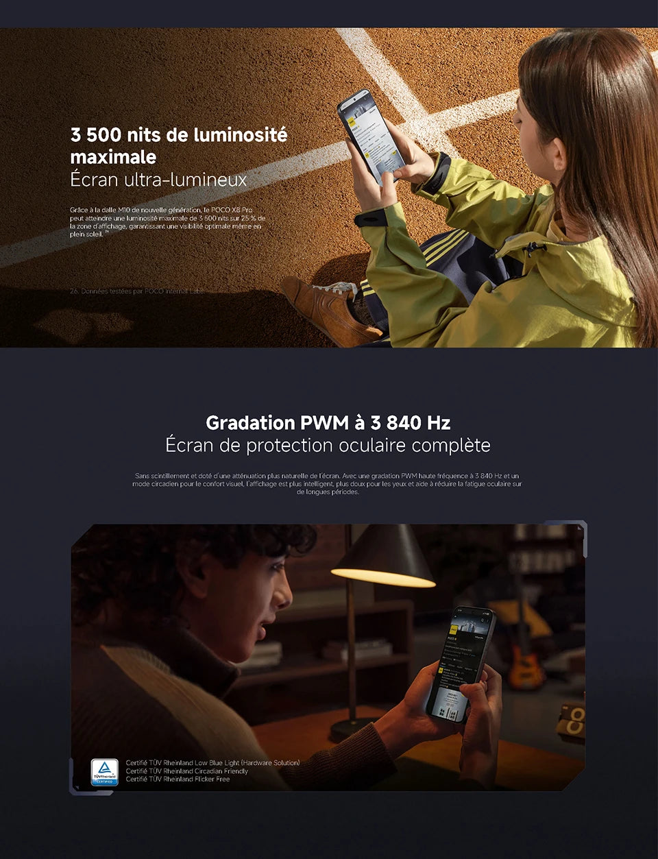 POCO X8 Pro 5G,NFC,Dimensity 8500-Ultra,6.59 inches,120 Hz,50 MP camera, 6500 mAh, IP68 resistance to dust and water